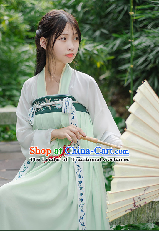 Hanfu Clothing Custom Traditional Chinese Hanfu Dreses Han Clothing Hanzhuang Historical Dress and Accessories Complete Set