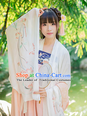 Hanfu Clothing Custom Traditional Chinese Hanfu Dreses Han Clothing Hanzhuang Historical Dress and Accessories Complete Set