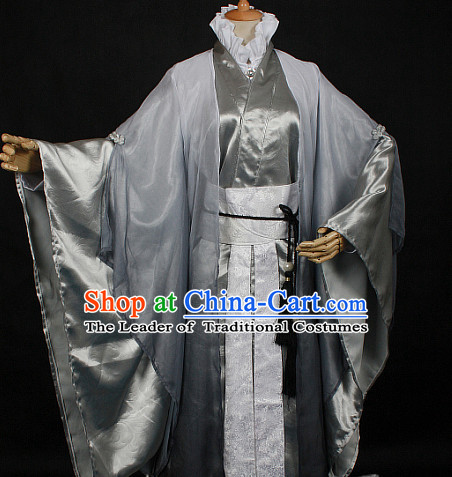 Ancient Chinese Style Emperor King Cosplay Garment Costumes Clothing for Men Boys