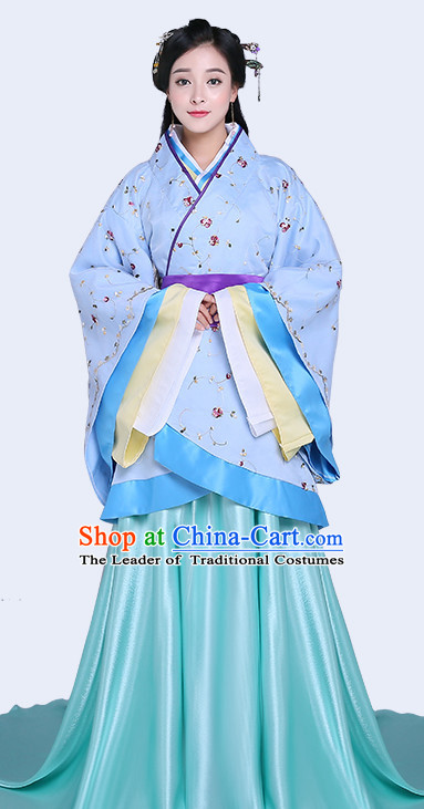 Hanfu Clothing Custom Traditional Chinese Hanfu Dreses Han Clothing Hanzhuang Historical Dress and Accessories Complete Set