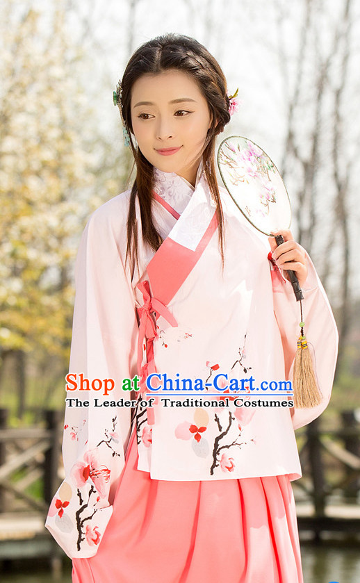 Hanfu Clothing Custom Traditional Chinese Wedding Hanfu Dreses Han Clothing Hanzhuang Historical Dress and Accessories Complete Set