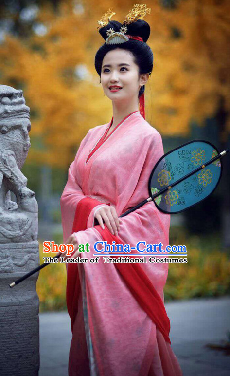 Hanfu Clothing Custom Traditional Chinese Hanfu Dreses Han Clothing Hanzhuang Historical Dress and Accessories Complete Set