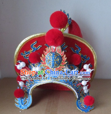 Chinese Opera Peking Opera Famous Operas Beijing Opera Jingju General Hat Headwear