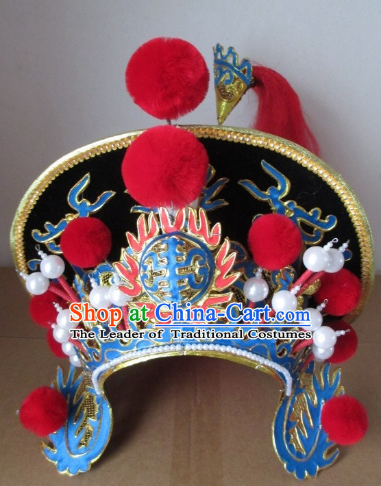 Chinese Opera Peking Opera Famous Operas Beijing Opera Jingju General Hat Headwear