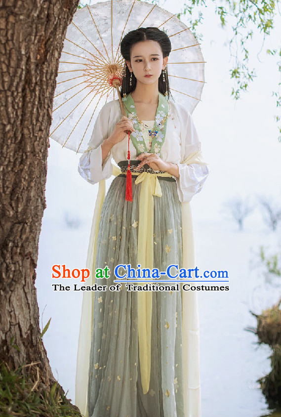 Chinese Traditional Oriental Dress Hanfu Clothing Asian Dresses Fashion Cheongsam Dress China Clothing