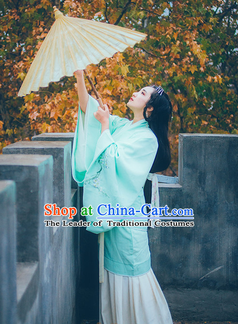 Chinese Traditional Oriental Dress Hanfu Clothing Asian Dresses Fashion Cheongsam Dress China Clothing and Hair Jewelry for Women