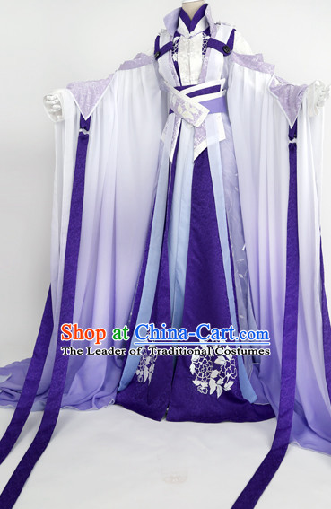 Chinese Imperial Empress Clothing Cosplay Dresses National Costume Traditional Chinese Clothing Attire Complete Set