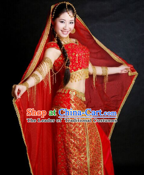 Indian Classical Folk Dance Dress Clothing Dresses Costume Classic Dancing Cultural Dances Costumes for Women