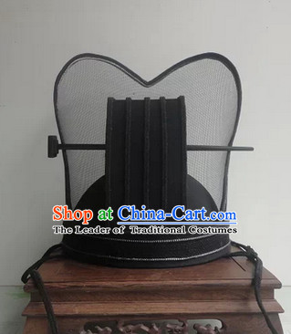 Handmade Chinese Ancient Style Official Court Hat Asian Headwear for Men