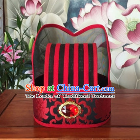 Handmade Chinese Ancient Style Official Court Hat Asian Headwear for Men