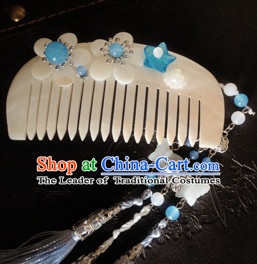 Chinese Traditional Lady Comb Headpieces Hair Jewelry Set