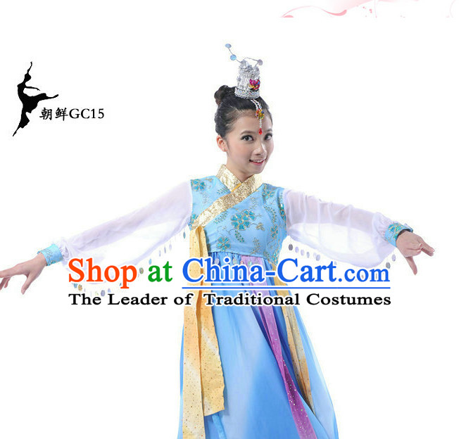 Traditional Korean Ethnic Dance Costumes for Girls