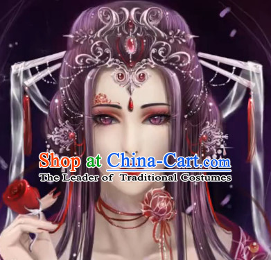 Handmade Chinese Fairy Hair Accessories Hair Ornaments Hair Pieces for Women