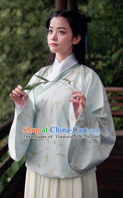 Ancient Chinese Ming Dynasty Clothing Chinese National Costumes Ancient Chinese Costume Traditional Chinese Clothes Complete Set for Women Girls