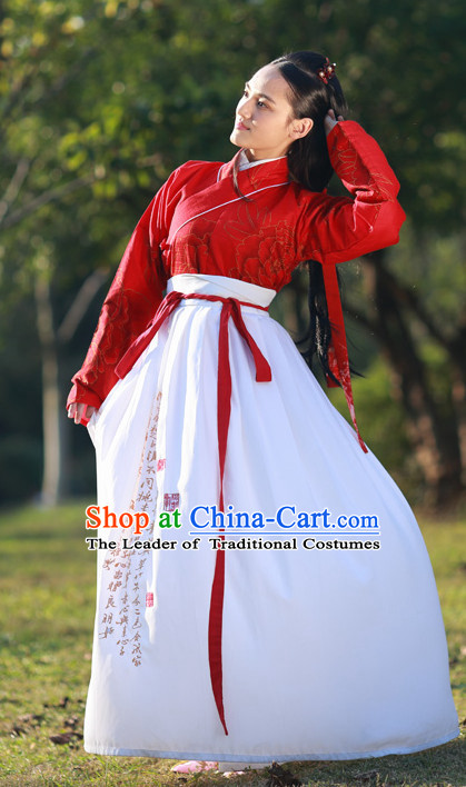 Ancient Chinese Mantle Clothing Chinese National Costumes Ancient Chinese Costume Traditional Chinese Clothes Complete Set for Women Girls