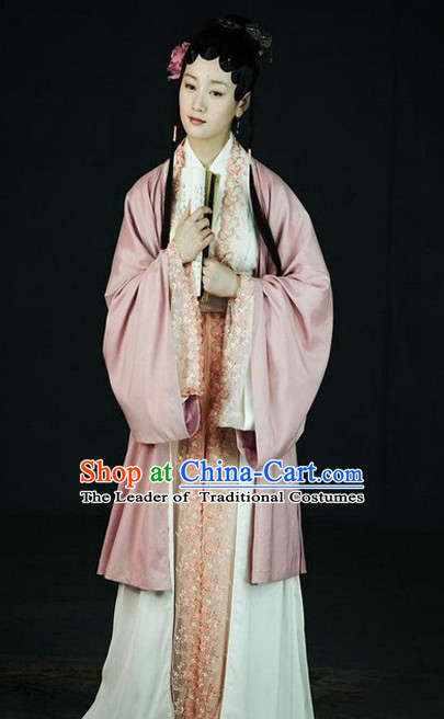 Top Chinese Traditional Clothing Theater and Reenactment Costumes Red Chamber Chinese Clothes Complete Set for Women