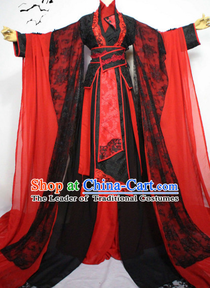 Chinese Women Traditional Royal Empress Dress Cheongsam Ancient Chinese Clothing Cultural Robes Complete Set