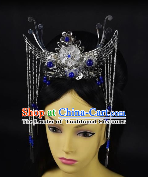 Top Chinese Empress Phoenix Hair Style China Hairpieces Chinese Traditional Hairpins Bridal Headwear