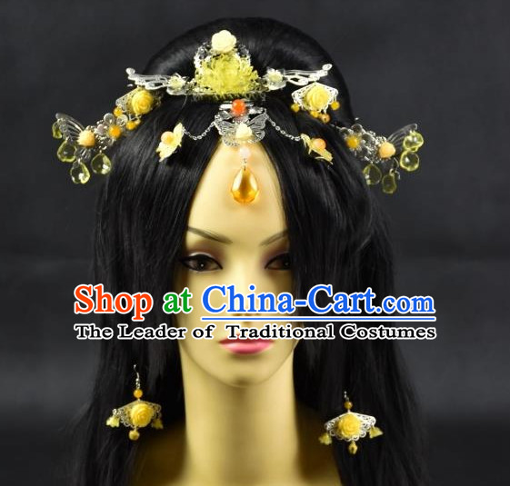 Top Chinese Empress Phoenix Hair Style China Hairpieces Chinese Traditional Hairpins Bridal Headwear