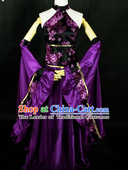 Chinese Traditional Stage Performance Hanfu Cosplay Princess Costume Chinese Cosplay Hanfu Halloween Costume Party Costume Fancy Dress