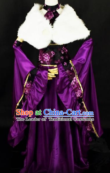 Chinese Traditional Stage Performance Hanfu Cosplay Princess Costume Chinese Cosplay Hanfu Halloween Costume Party Costume Fancy Dress