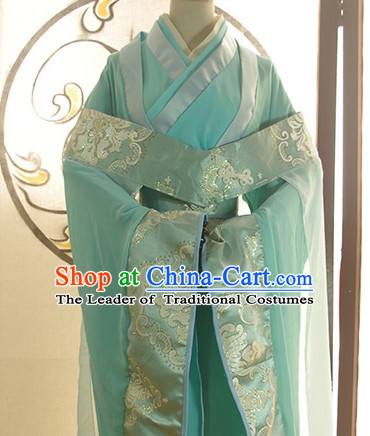 Chinese Ancient Han Fu Clothing Robes Tunics Accessories Traditional China Clothes Adults Kids