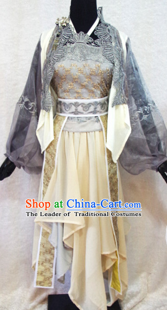 Chinese Ancient Han Fu Noblewoman Clothing Robes Tunics Accessories Traditional China Clothes Adults Kids