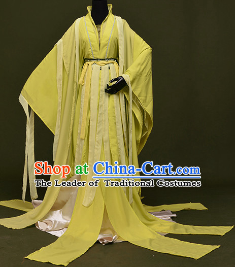 Chinese Ancient Han Fu Noblewoman Clothing Robes Tunics Accessories Traditional China Clothes Adults Kids