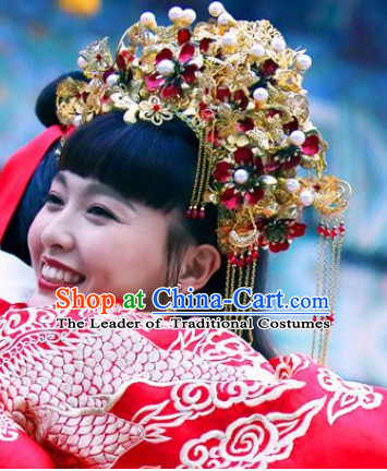 Chinese Traditional Wedding Ceremony Hair Accessories Hair Jewelry