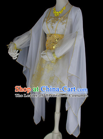 Ancient Chinese Fairy Style Costumes Imperial Princess Outfits Complete Set for Women