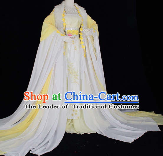 Ancient Chinese Fairy Style Costumes Imperial Princess Outfits Complete Set for Women