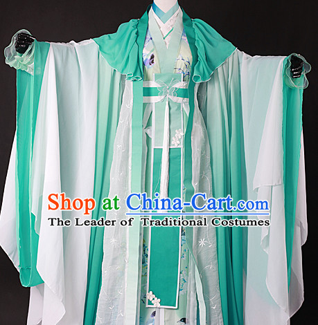 Ancient Chinese Stage Palace Costumes National Costume Halloween Costumes Hanfu Chinese Dresses Chinese Clothing