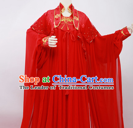 Ancient Chinese Stage Palace Bridal Outfits National Costume Halloween Costumes Hanfu Chinese Dresses Chinese Clothing