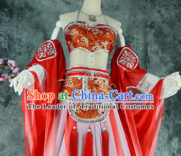 Ancient Chinese Stage Royal Dress National Costume Halloween Costumes Hanfu Chinese Dresses Chinese Clothing