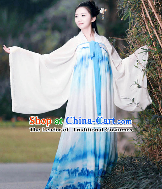 Asian Traditional High Quality Tang Fairy Princess Goddness Clothes Costume Costumes Complete Set for Women Girls Children Adults