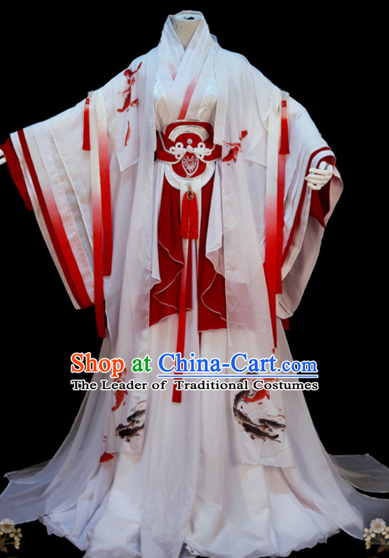 Ancient Chinese Prince Dresses Hanzhuang Royal Han Fu Imperial Han Clothing Traditional Chinese Dress Hanfu National Costume Complete Set for Men or Boys