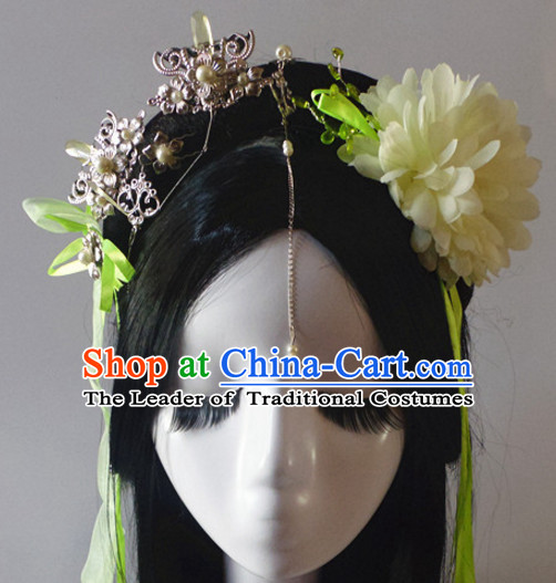 Chinese Classic Headwear Crowns Hats Headpiece Hair Accessories Jewelry Set