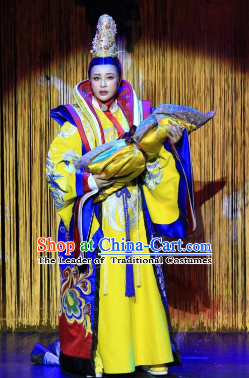 China Ancient Tang Dynasty Dresses Only Female Emperor Wu Zetian Drama Stage Performance Women Costumes Traditional Clothing Complete Set