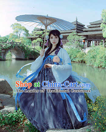 Chinese Hanfu Robe Clothing Handmade Bjd Dress Opera Costume Drama Costumes Complete Set