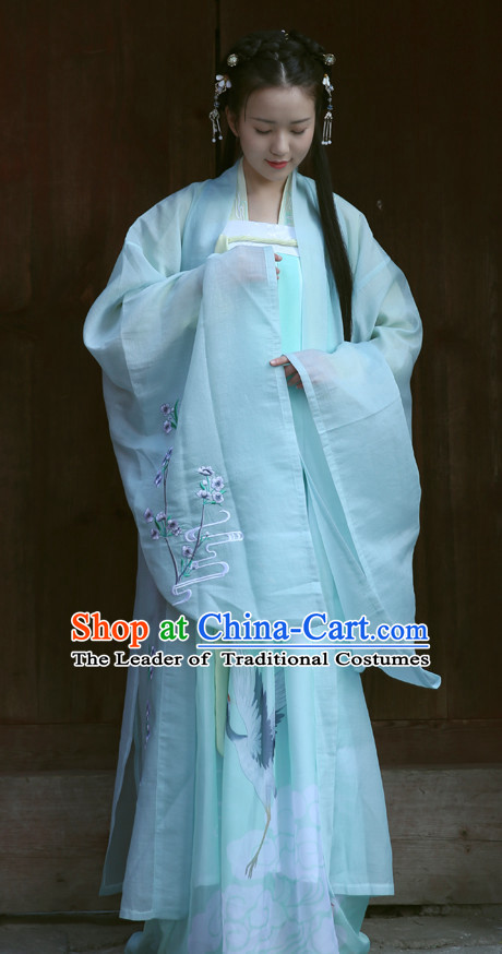 Ancient Chinese Tang Dynasty Women Han Costume Dress Hanfu Suit