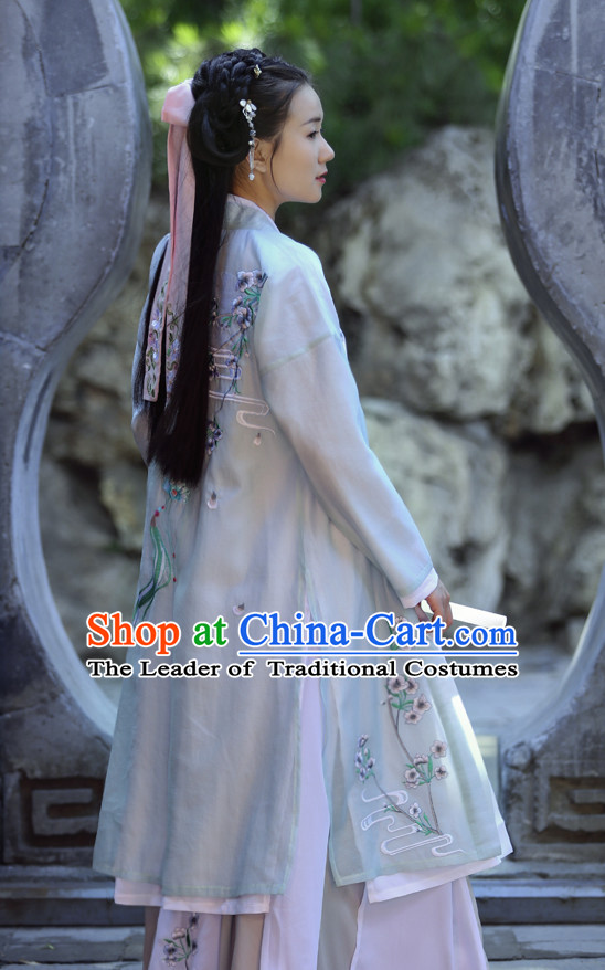 Ancient Chinese Tang Dynasty Women Han Costume Dress Hanfu Suit