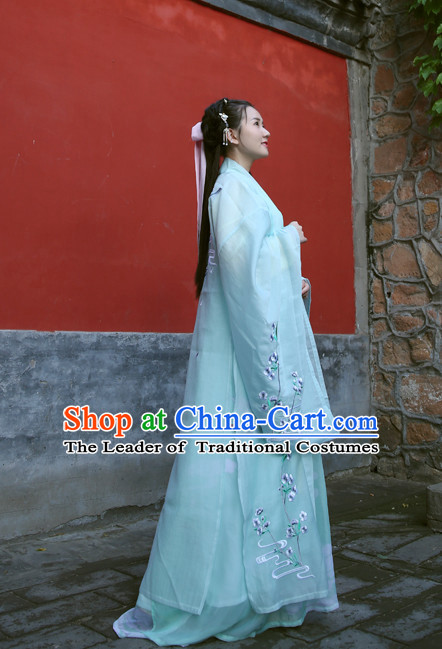 Ancient Chinese Tang Dynasty Women Han Costume Dress Hanfu Suit