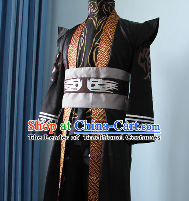 Chinese Men Emperor Hanbok Kimono Stage Opera Costume Dresses Costume Ancient Cosplay Complete Set