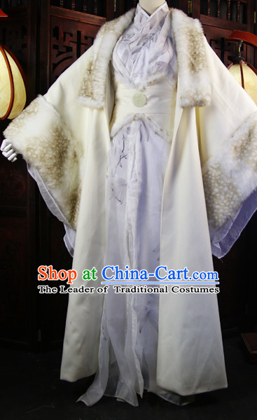 Chinese Traditional Princess Royal Stage Hanfu Hanbok Kimono Costume Dresses Costume Ancient Garment Complete Set