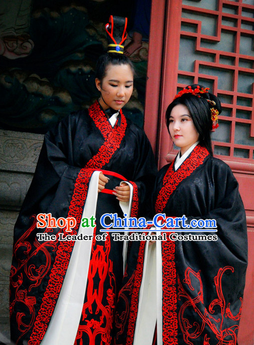 Ancient Chinese Royal Wedding Dresses Hanfu Classical Dress National Ceremonial Costumes Clothing and Crown Complete Set