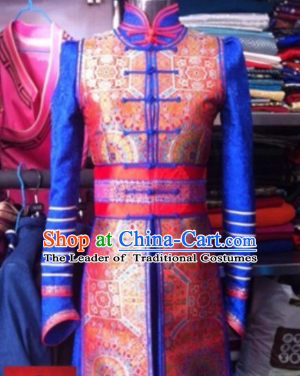 Chinese Mongolian Minority Mongol Women Dress Mongolia Minority Dresses Ethnic Mongolian Costume Complete Set