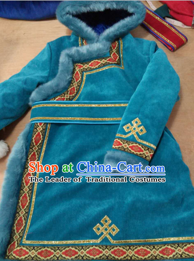 Chinese Mongolian Minority Mongol Women Dress Mongolia Minority Dresses Ethnic Mongolian Costume Complete Set