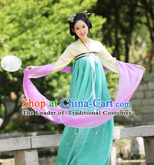 Ancient Chinese Women Dresses Hanfu Girls China Classical Clothing Histroical Dress Traditional National Costume Complete Set