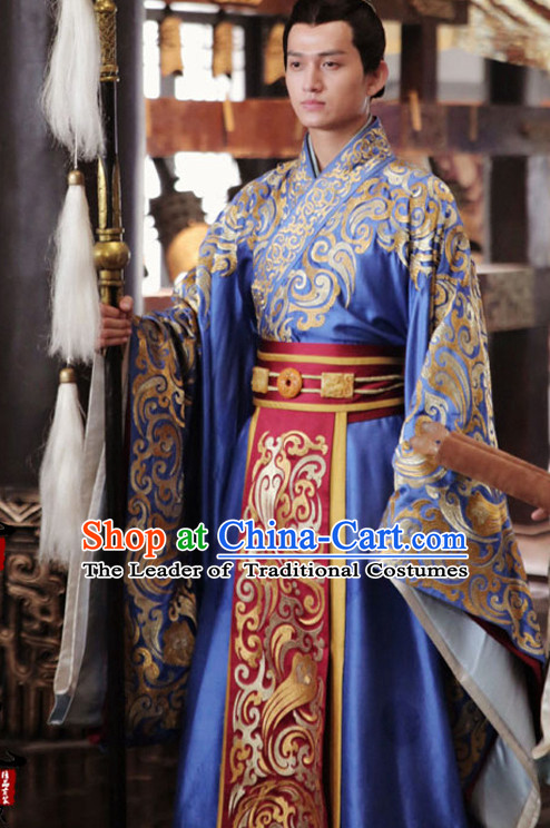 Chinese Prince Drama Performance Hanfu Festival Traditional Chinese Film Dress Rental Garment