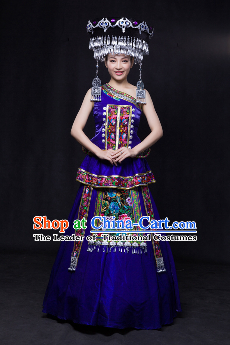 Minority Women Dresses Ethnic Clothing Minority Hmong Dance Costume Minority Dress